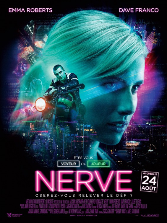 Nerve: drąsos žaidimas žiūrėti dabar