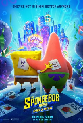 Kempiniuko filmas: bėganti kempinė žiūrėti dabar