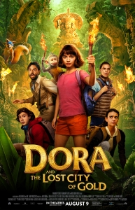 Dora ir prarastasis aukso miestas žiūrėti dabar